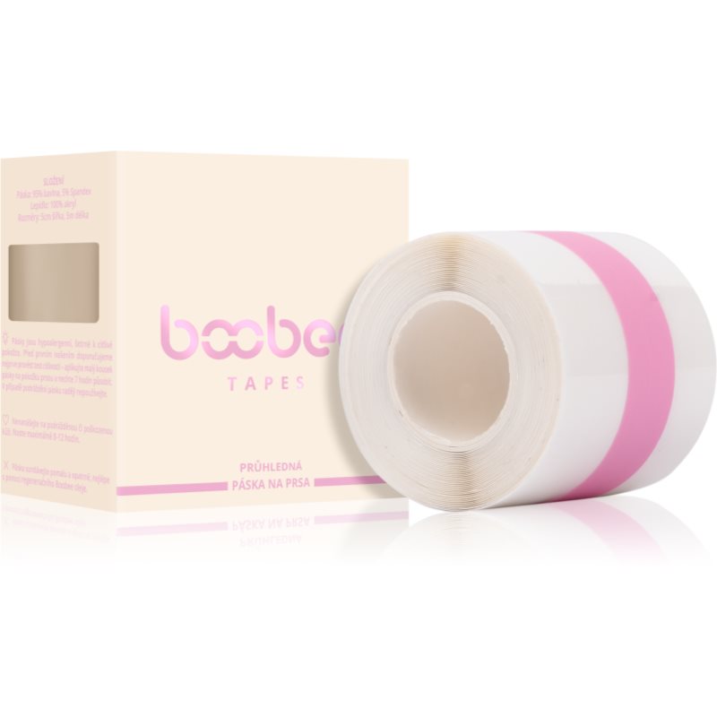 Boobee Tapes páska na prsa odstín Transparent 1 ks