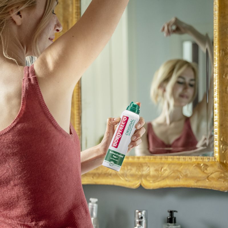 Borotalco Original Antiperspirant Deodorant Spray To Treat Excessive Sweating 150 Ml