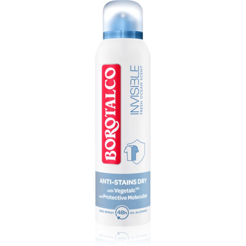Borotalco Invisible Fresh Ocean deodorant ve spreji s 48hodinovým účinkem 150 ml