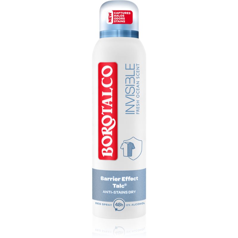 Borotalco Invisible Fresh spray dezodor 48 órás hatás 150 ml