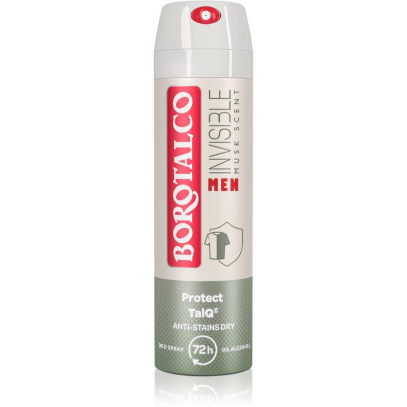 Borotalco MEN Invisible deodorant spray 72h fragrance Musk 150 ml
