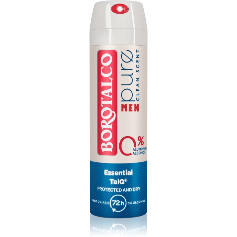 Borotalco MEN Pure dezodorant v spreji bez obsahu hliníka pre mužov 150 ml