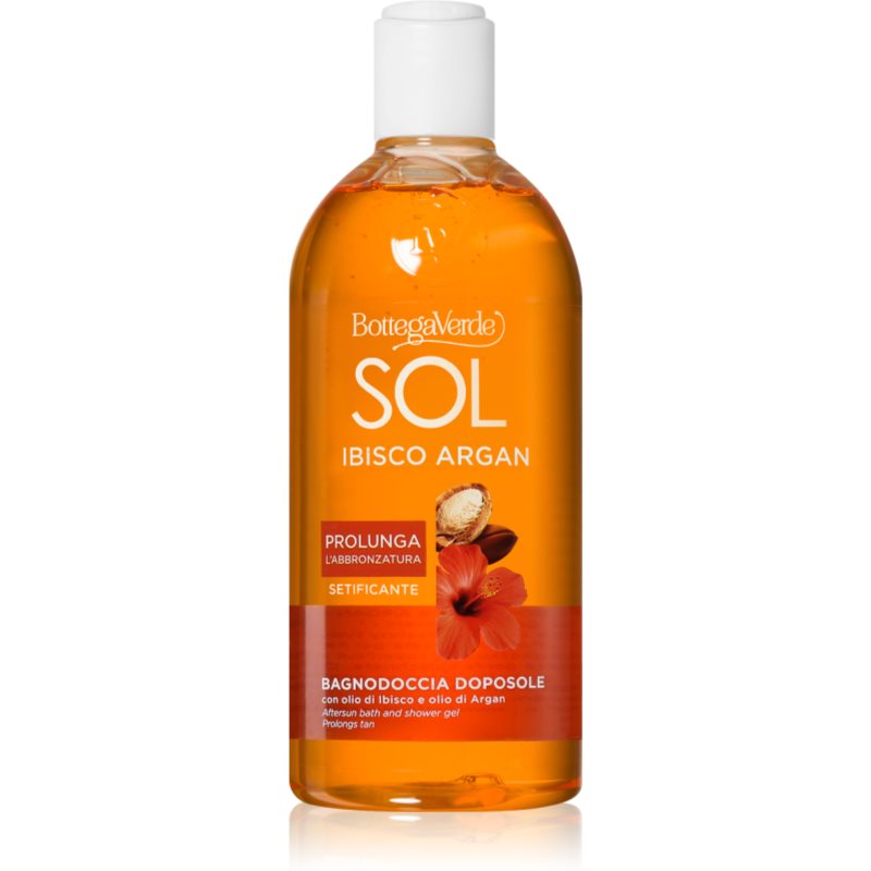 Bottega Verde Sol Hibiscus & Argan erfrischendes Duschgel nach dem Sonnen 400 ml