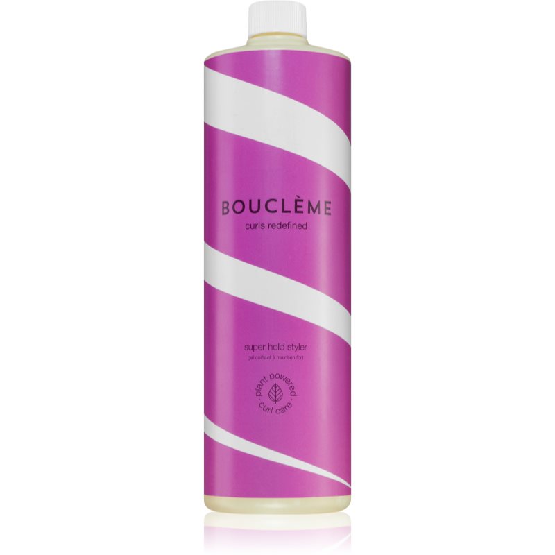 Bouclème Curl Super Hold Styler gel za učvrstitev las za valovite in kodraste lase 1000 ml