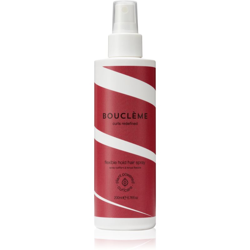 Bouclème Flexible Hold Haarspray mit mittlerer Fixierung Lockenpflege für lockiges Haar 200 ml