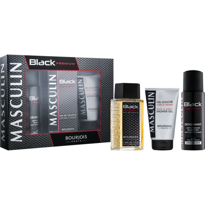 

Bourjois Masculin Black Premium подарунковий набір I.