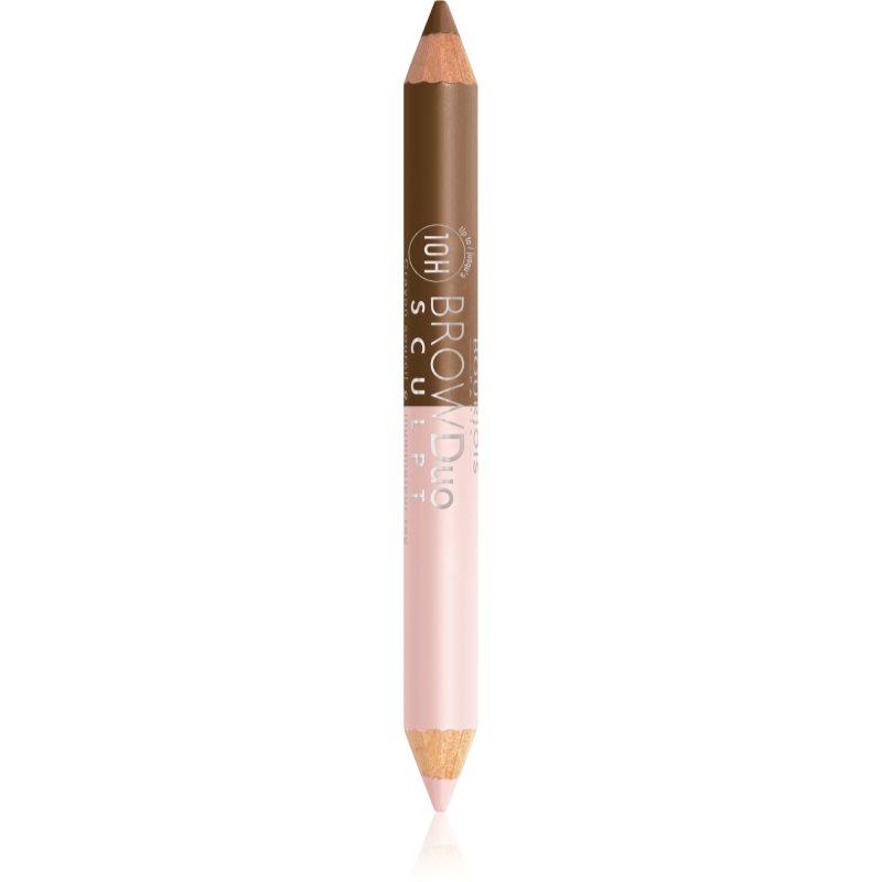 

Bourjois Brow Duo Sculpt олівець для брів з ефектом сяйва відтінок 22 Chestnut