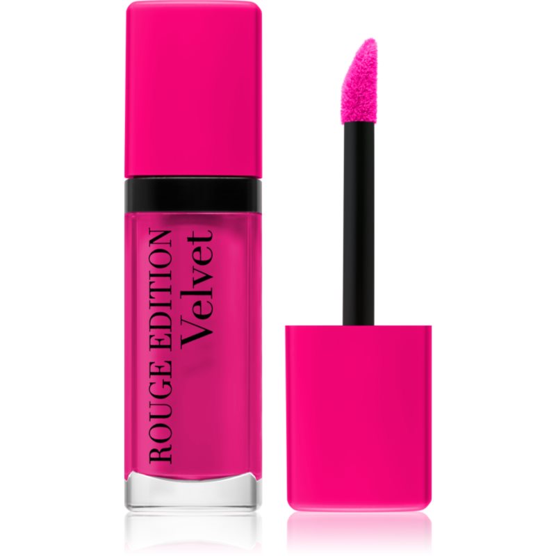 

Bourjois Rouge Edition Velvet рідка помада з матуючим ефектом відтінок 06 Pink Pong