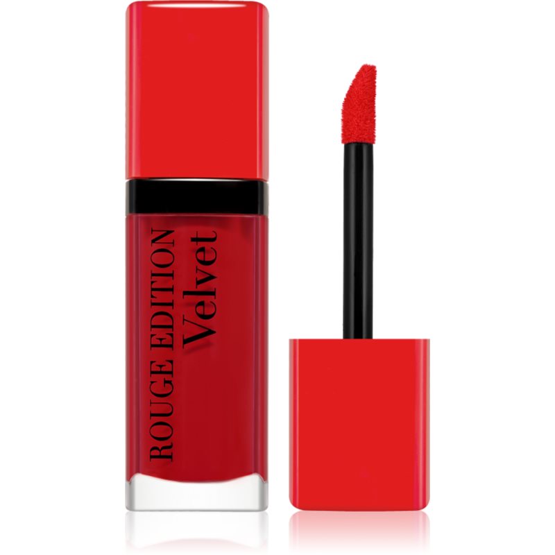 Bourjois Rouge Edition Velvet flüssiger Lippenstift mit Matt-Effekt Farbton 15 Red-volution 7.7 ml