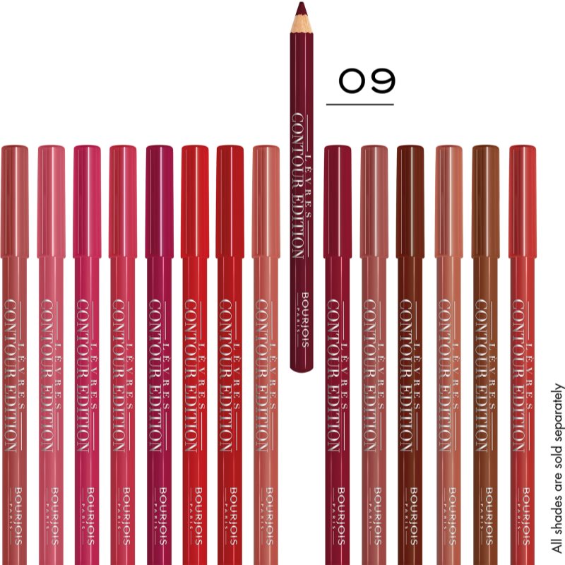 Bourjois Contour Edition стійкий олівець для губ відтінок 09 Plum It Up! 1.14 гр