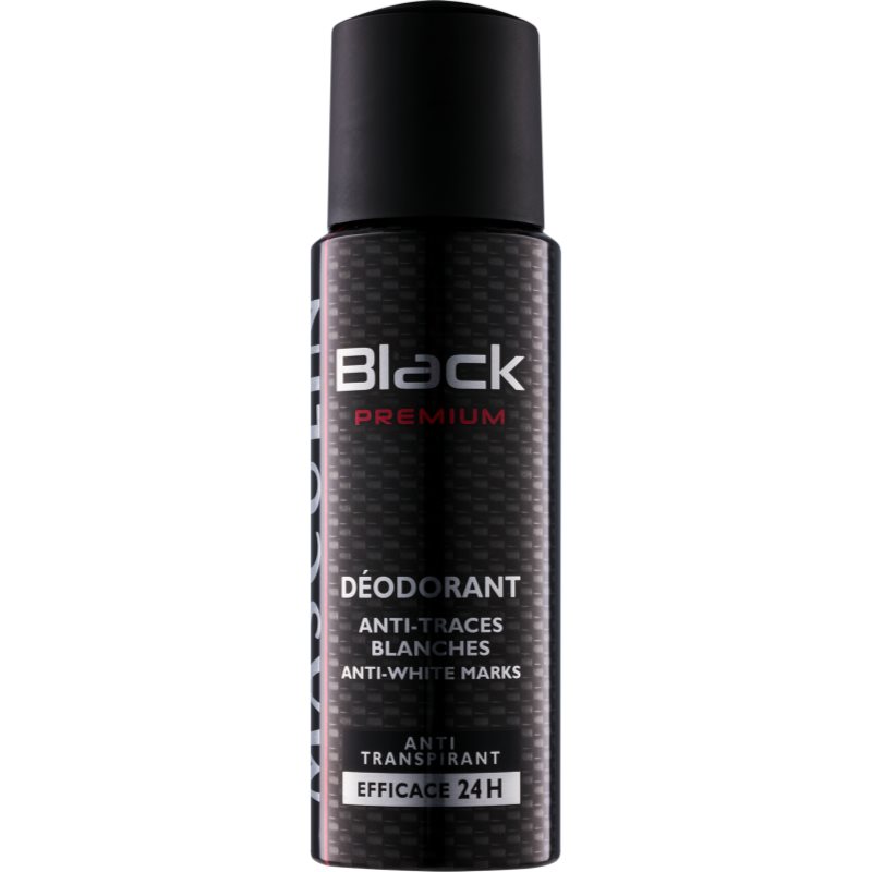 

Bourjois Masculin Black Premium дезодорант-спрей для чоловіків