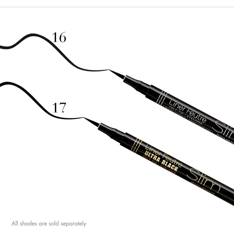 Bourjois Liner Feutre Long-lasting Ultra Thin Eyeliner Marker Shade 17 Ultra Black 0.8 Ml