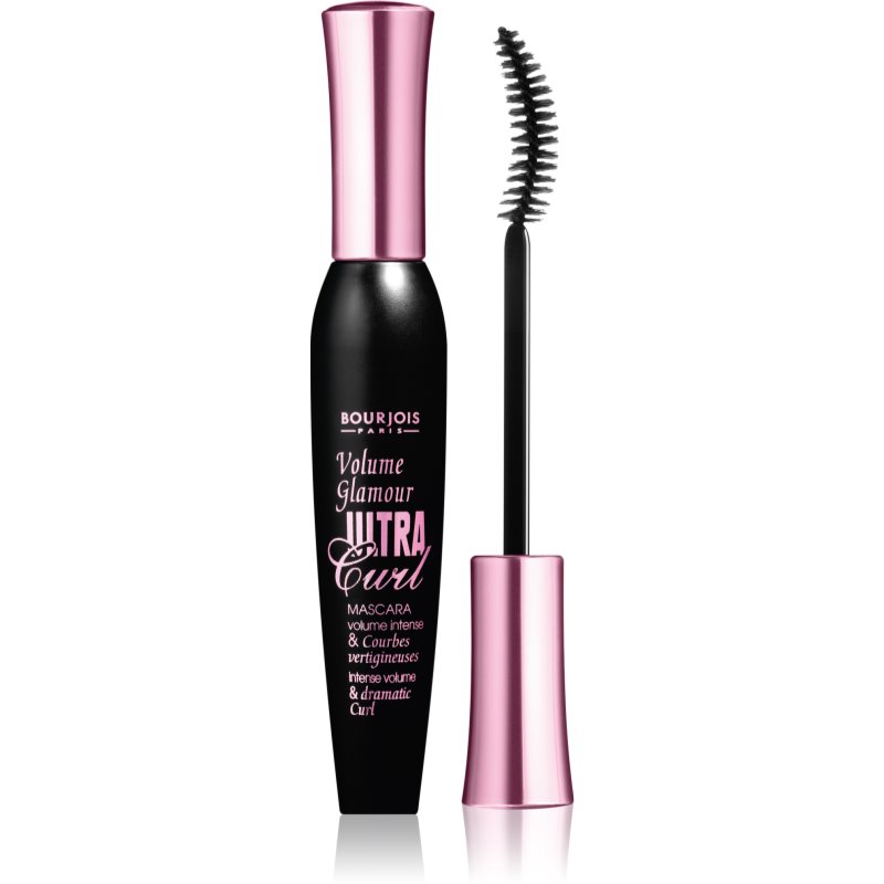 

Bourjois Mascara Volume Glamour Ultra-Curl підкручуюча подовжуюча туш для вій «віртуоз» відтінок 01 Black curl