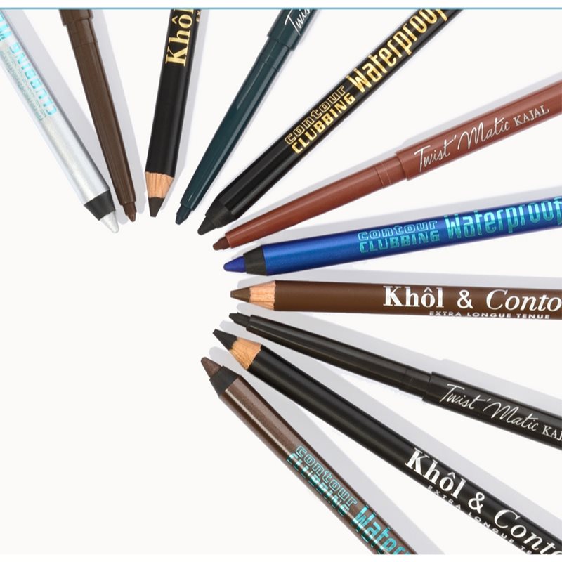 Bourjois Contour Clubbing водостійкий контурний олівець для очей відтінок 54 Ultra Black 1.2 гр
