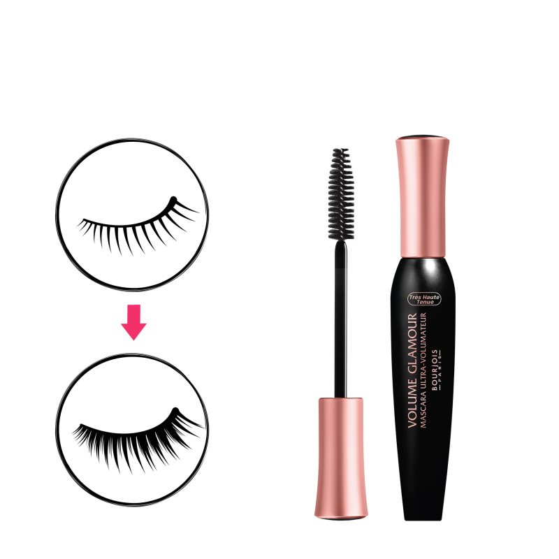 Bourjois Volume Glamour Mascara Cils Volumisés Et épais Teinte 06 Noir ébène 12 Ml