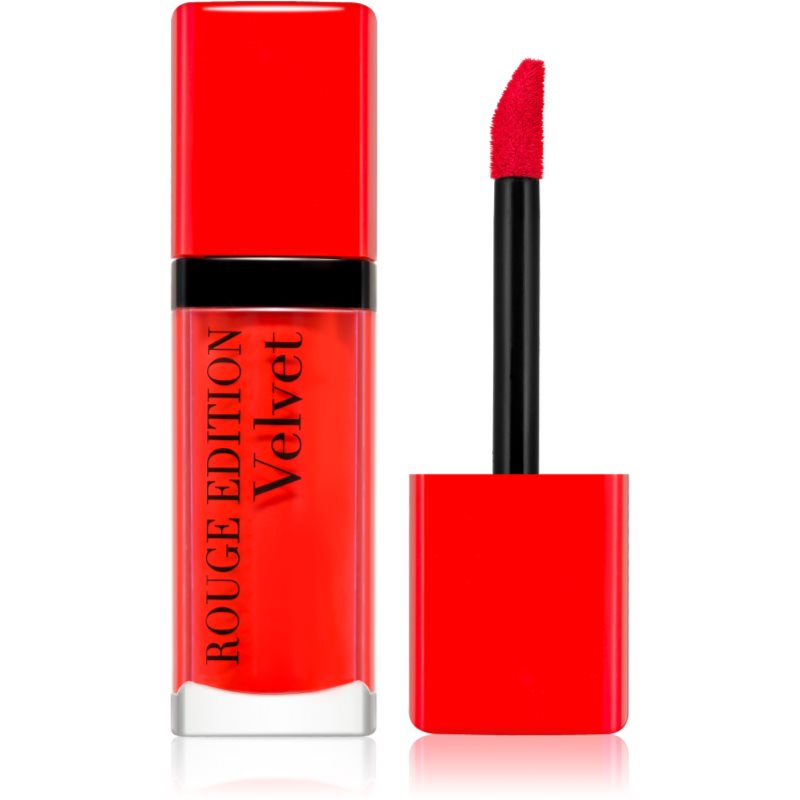 

Bourjois Rouge Edition Velvet рідка помада з матуючим ефектом відтінок 20 Poppy Days