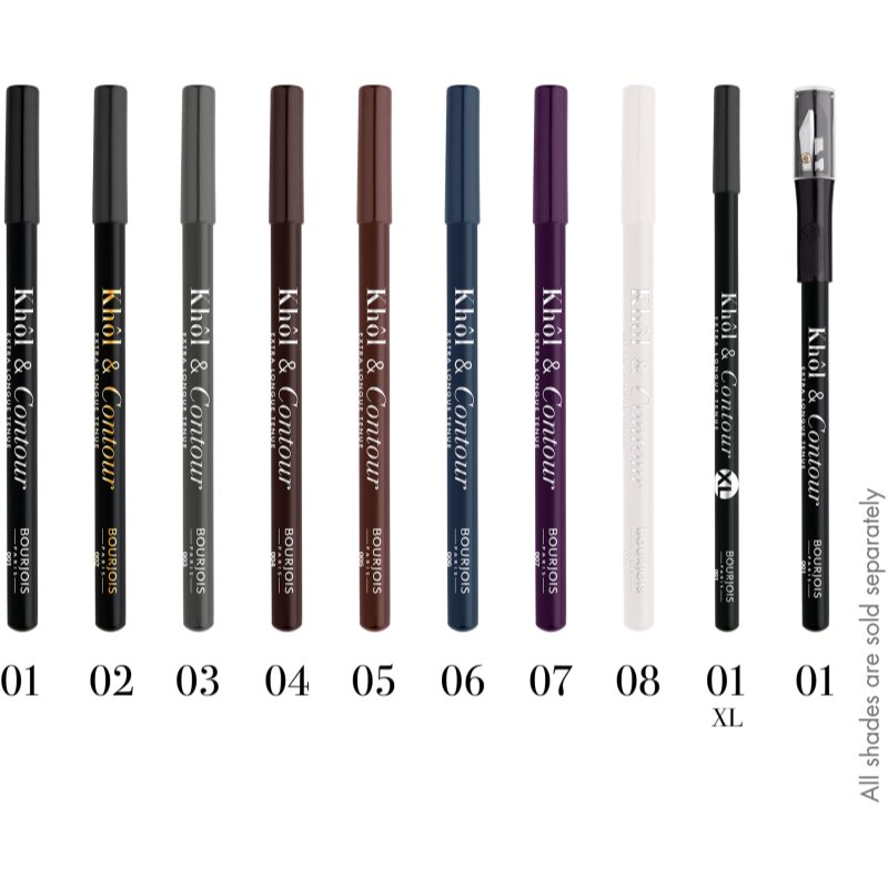 Bourjois Khôl & Contour Extra Longue Tenue стійкий олівець для очей відтінок 005 Choco-lacté 1.2 гр