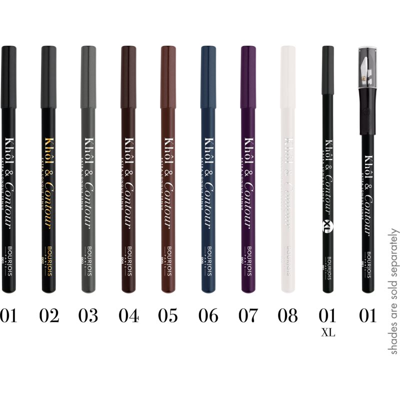 Bourjois Khôl & Contour Extra Longue Tenue стійкий олівець для очей відтінок 007 Prunissime 1.2 гр
