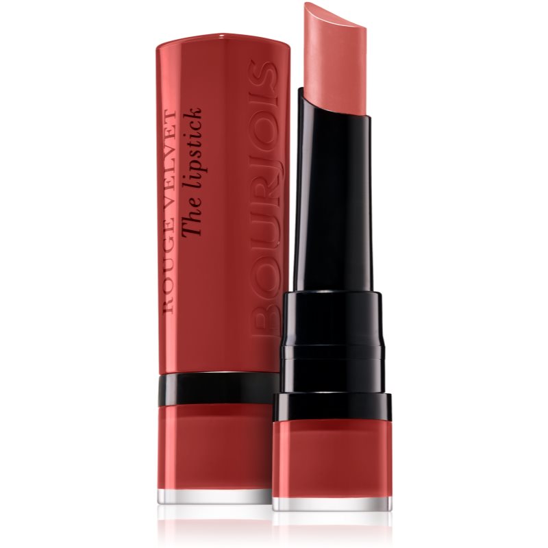 Bourjois Rouge Velvet The Lipstick matný rúž odtieň 12 Brunette 2,4 g