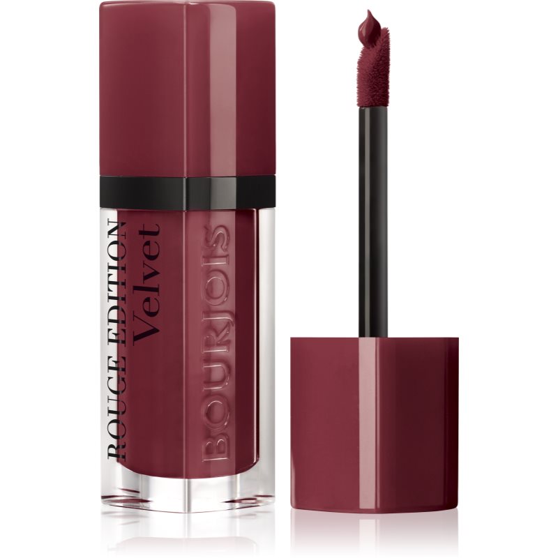 

Bourjois Rouge Edition Velvet рідка помада з матуючим ефектом відтінок 24 Dark Chérie