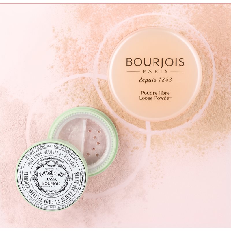 Bourjois Loose Powder розсипчаста пудра для жінок відтінок 01 Peach 32 гр