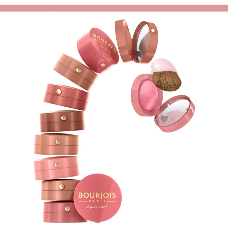 Bourjois Little Round Pot Blush Blusher Shade 33 Lilas D´Or 2,5 G