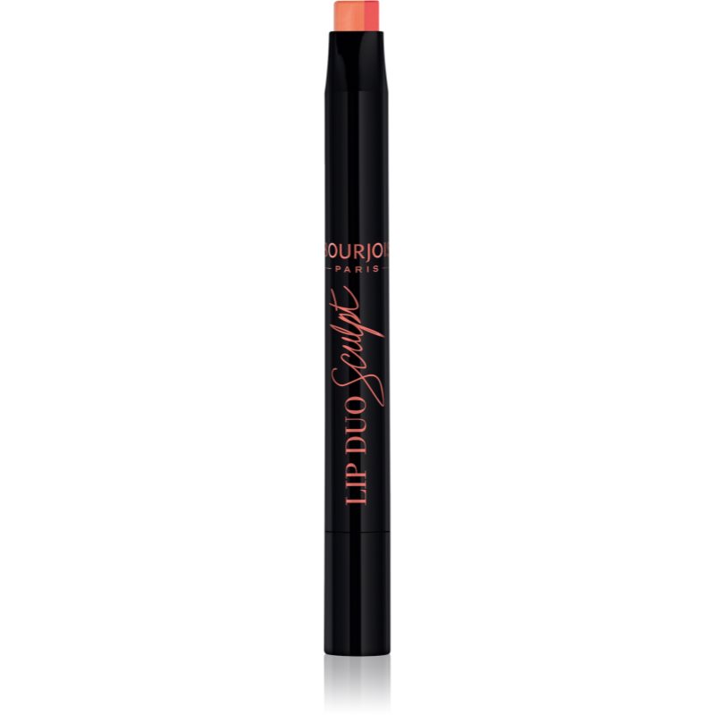 

Bourjois Duo Sculpt двокольорова помада для губ відтінок 02 Peach-Shake