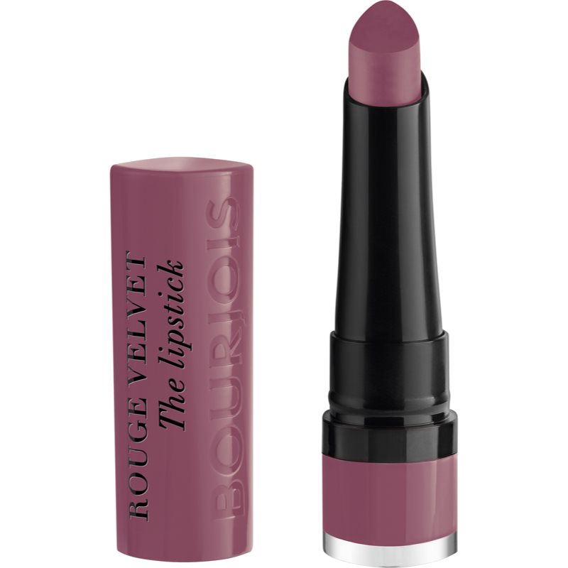Bourjois Rouge Velvet The Lipstick matirajoča šminka odtenek 19 Place De Roses 2.4 g
