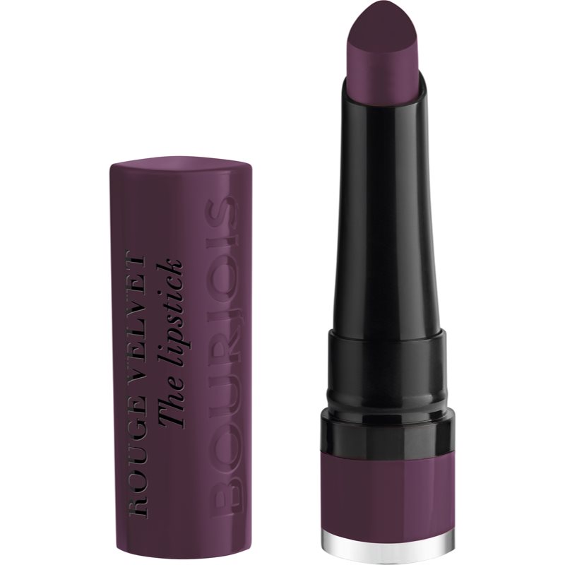 Bourjois Rouge Velvet The Lipstick matirajoča šminka odtenek 20 Plum Royal 2.4 g