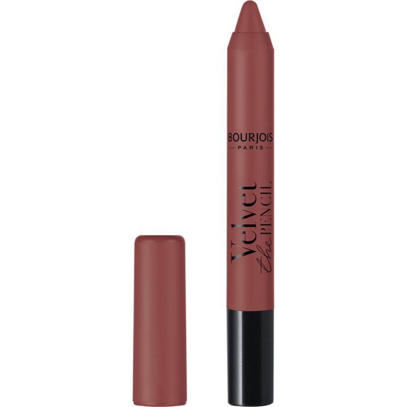 Bourjois Velvet the Pencil šminka v svinčniku odtenek 008 Less Is Brown 3 g