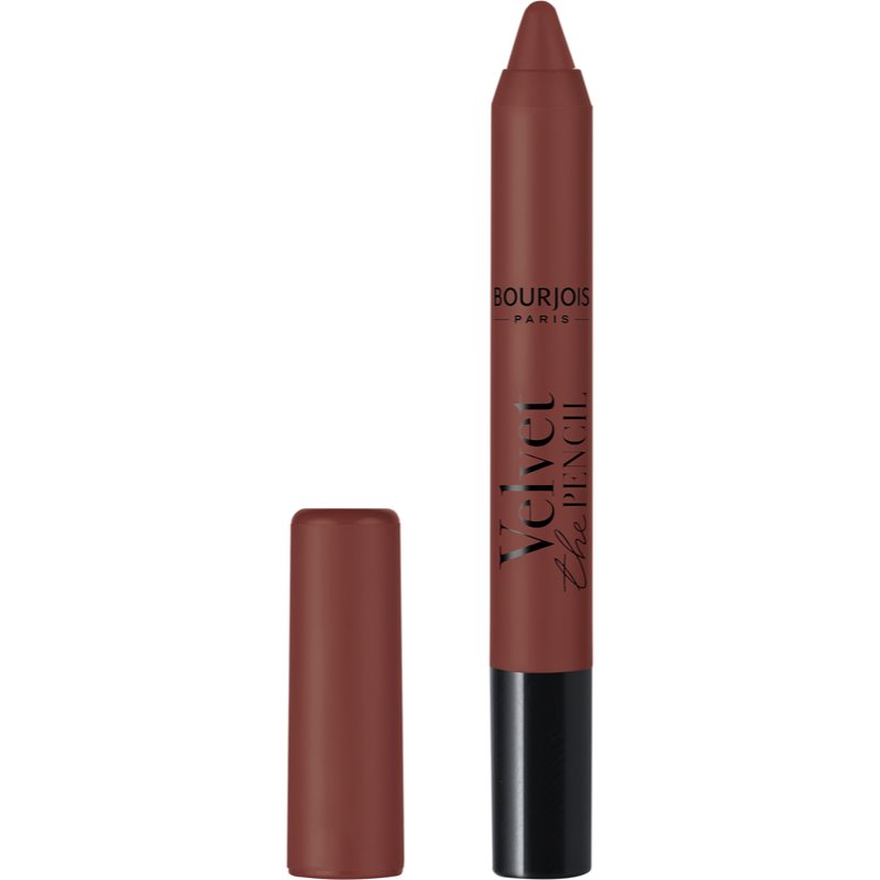 Bourjois Velvet the Pencil šminka v svinčniku odtenek 010 Brun de Folie 3 g