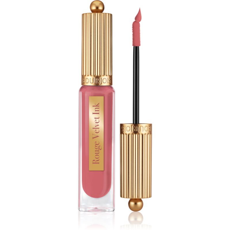Photos - Lipstick & Lip Gloss Bourjois Rouge Velvet Ink рідка помада з матуючим ефектом відтінок 03 Rose 