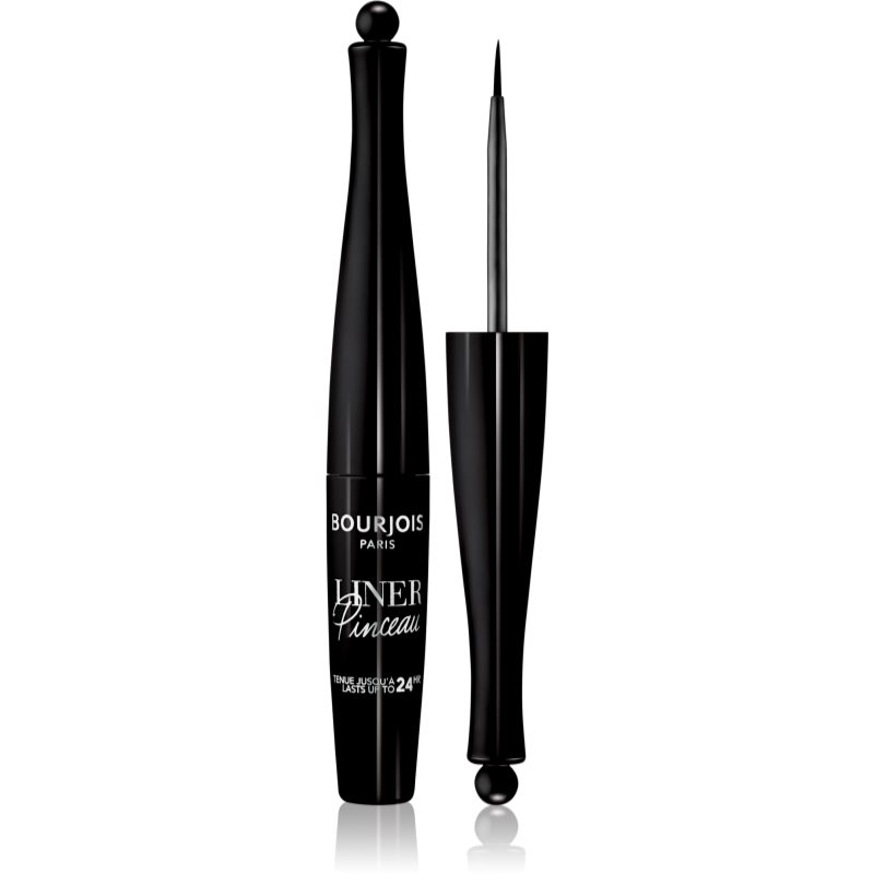 Photos - Eye / Eyebrow Pencil Bourjois Liner Pinceau long-lasting eyeliner shade 01 Noir Beaux 