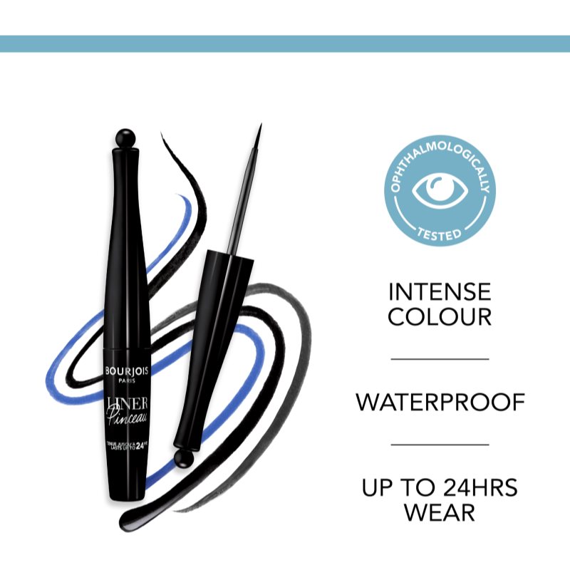 Bourjois Liner Pinceau Long-lasting Eyeliner Shade 03 Gris Minimaliste 2,5 Ml