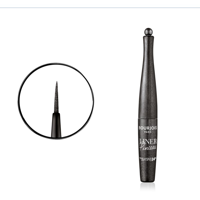 Bourjois Liner Pinceau długotrwały eyeliner odcień 08 Noir Surréaliste 2,5 ml