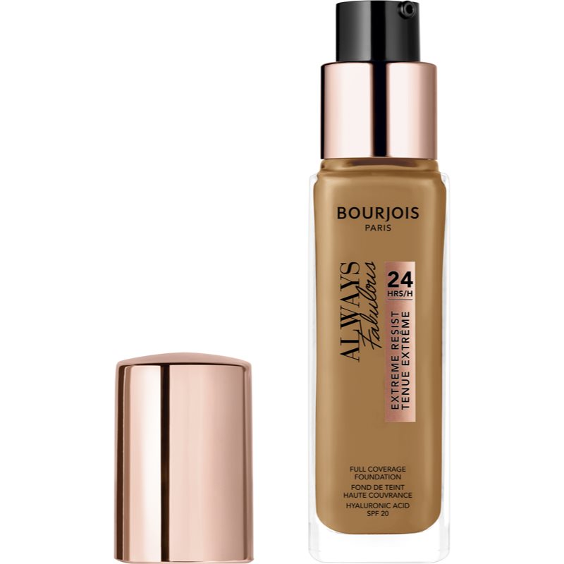 Bourjois Always Fabulous dolgoobstojen tekoči puder SPF 20 odtenek 520 Caramel 30 ml