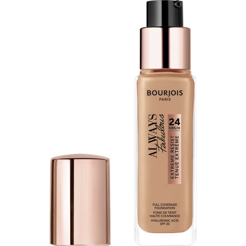 Bourjois Always Fabulous dolgoobstojen tekoči puder SPF 20 odtenek 400 Rose Beige 30 ml
