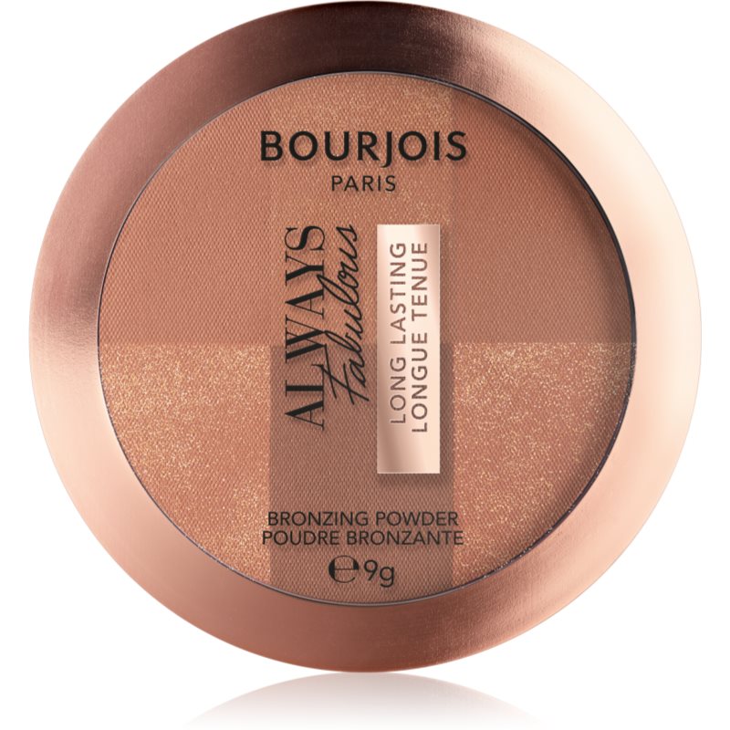E-shop Bourjois Always Fabulous bronzující pudr pro zdravý vzhled odstín 002 Dark Medium 9 g