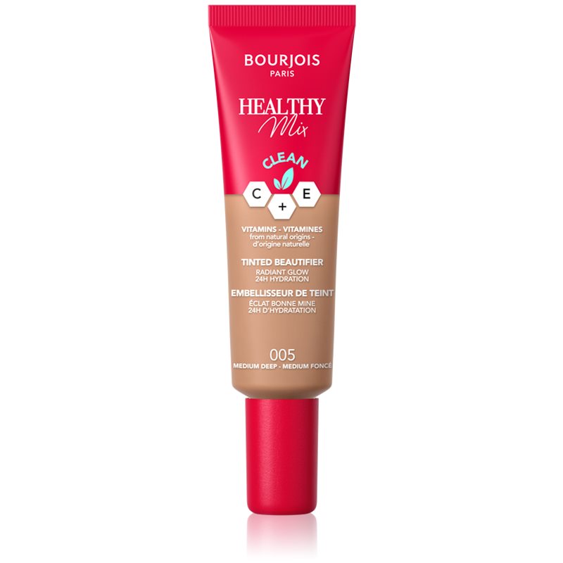 E-shop Bourjois Healthy Mix lehký make-up s hydratačním účinkem odstín 005 Medium Deep 30 ml