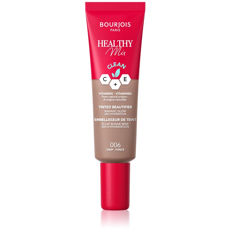 E-shop Bourjois Healthy Mix lehký make-up s hydratačním účinkem odstín 006 Deep 30 ml