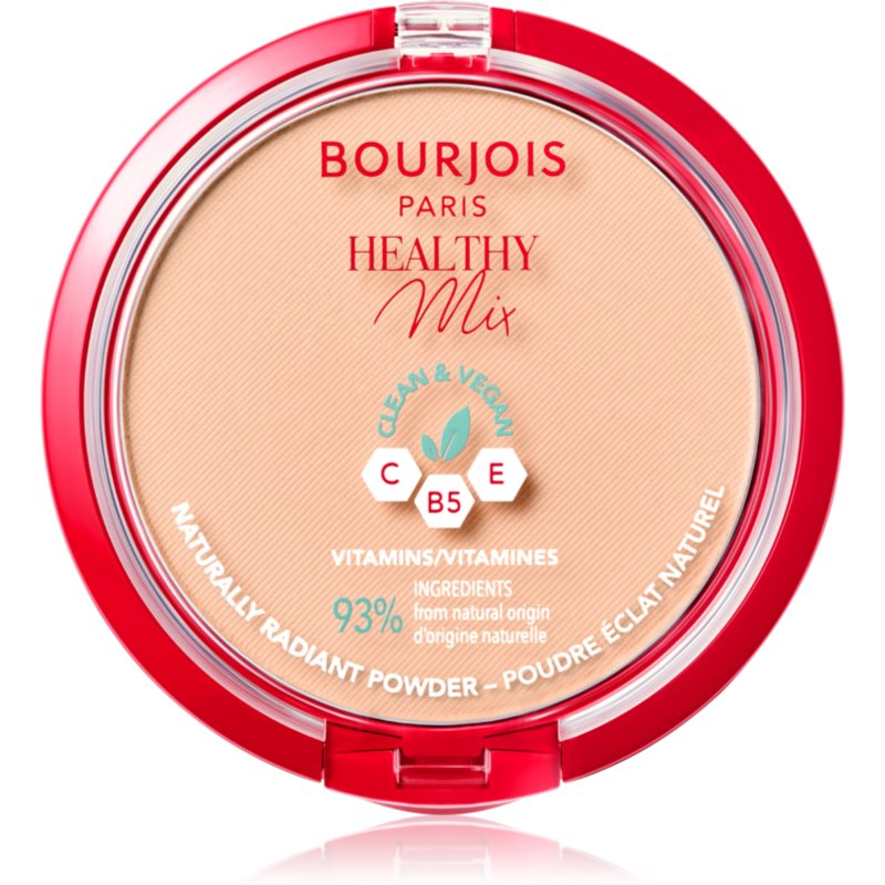 E-shop Bourjois Healthy Mix matující pudr pro zářivý vzhled pleti odstín 02 Vanilla 10 g