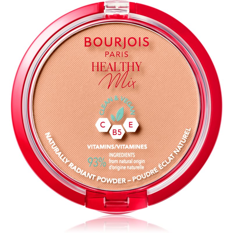 Bourjois Healthy Mix matirajući puder za sjajni izgled lica nijansa 06 Honey 10 g