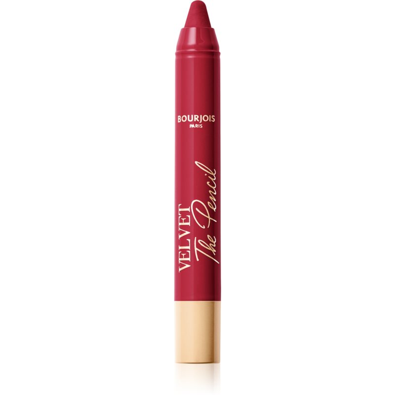 BOURJOIS Paris Velvet The Pencil 1,8 g rúž pre ženy 08 Rouge Di´Vin rúž v ceruzke