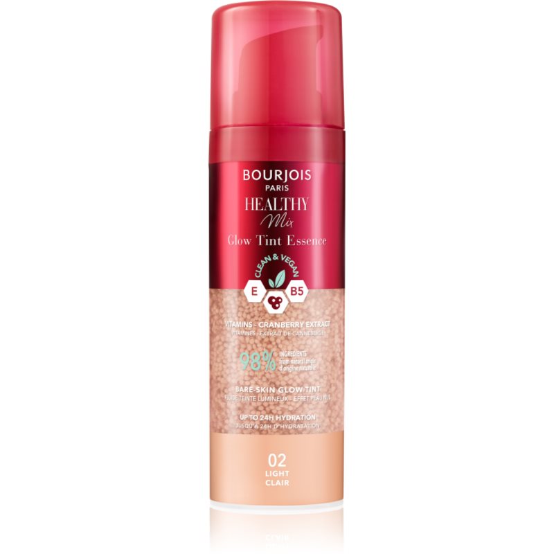 Bourjois Healthy Mix Glow Tint Essence Återfuktande essens Skugga Light 30 ml female