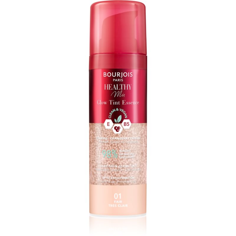 Bourjois Healthy Mix Glow Tint Essence Återfuktande essens Skugga Fair 30 ml female