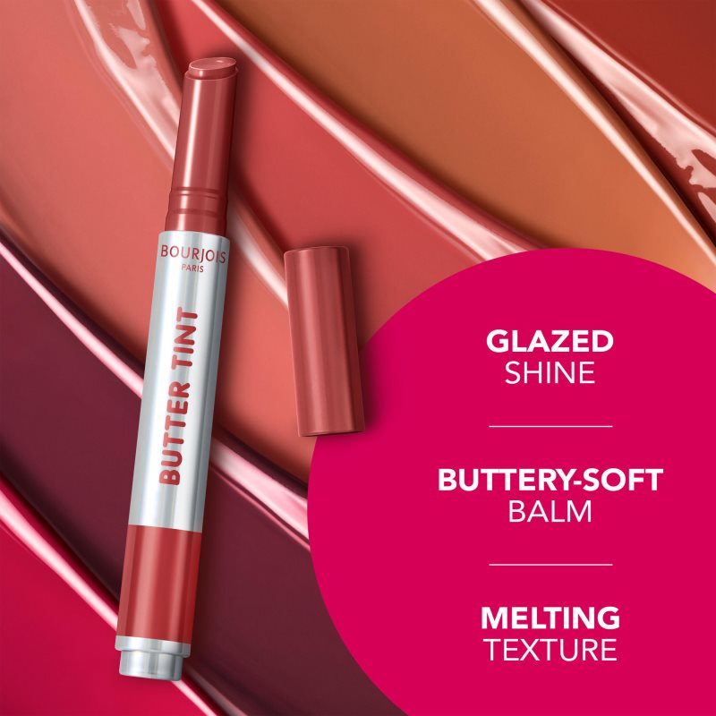Bourjois Butter Tint Lip Glaze tónující balzám na rty odstín 01 Rose Fondant 2 g (obrázek 4)