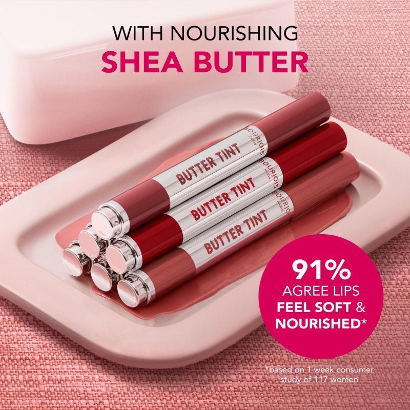 Bourjois Butter Tint Lip Glaze tónující balzám na rty odstín 01 Rose Fondant 2 g (obrázek 8)