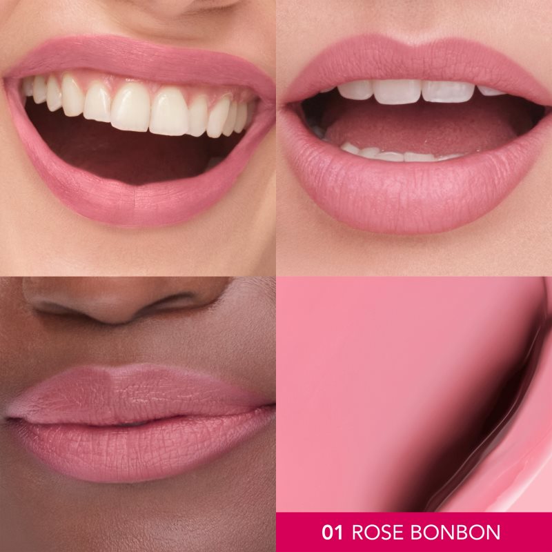 Bourjois Cloud Crème Velvet Matte ultra matující tekutá rtěnka odstín 01 Rose Bonbon 3.1 ml (obrázek 3)