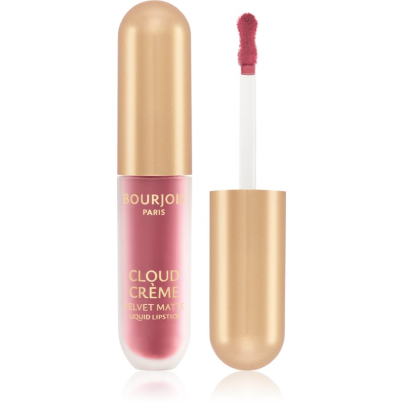 Bourjois Cloud Crème Velvet Matte ultra matující tekutá rtěnka odstín 05 Flirty Rose 3.1 ml