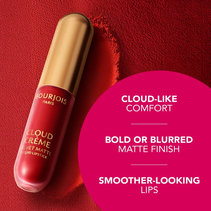 Bourjois Cloud Crème Velvet Matte ultra matující tekutá rtěnka odstín 03 Guimauve 3.1 ml (obrázek 5)